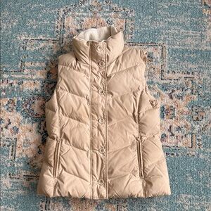 Banana Republic Women's Tan Puffer Vest